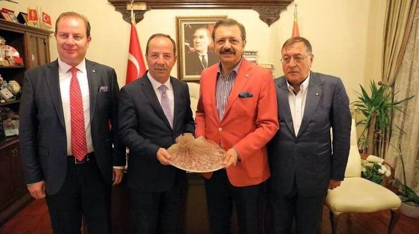 Hisarcıklıoğlu&rsquo;ndan Başkan G&uuml;rkan&rsquo;a Ziyaret
