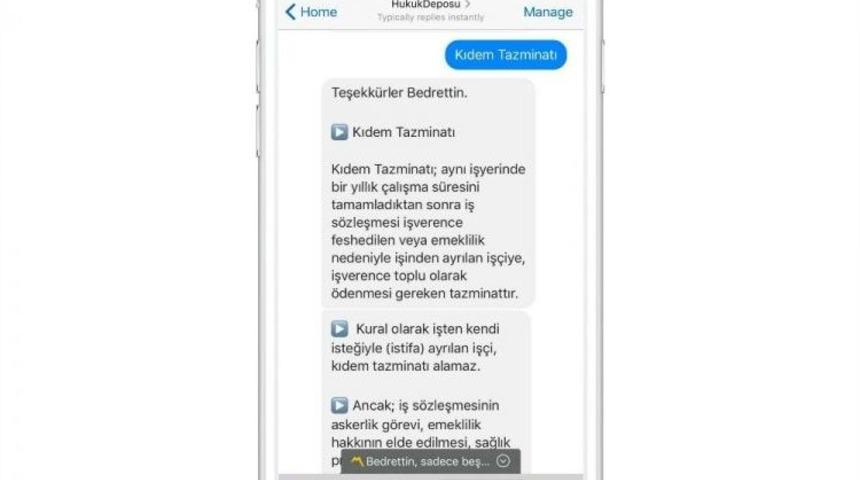 T&uuml;rkiye&rsquo;nin İlk Yapay Zeka Temelli Hukuk Chatbot&rsquo;u Yayında