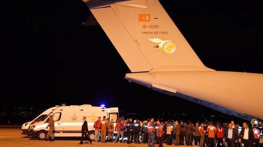 Somali&rsquo;deki Ter&ouml;r Saldırısında Yaralanan 34 Kişi T&uuml;rkiye&rsquo;ye Getirildi