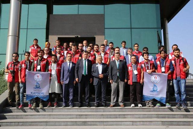 &lsquo;damla Projesinde&rsquo; Yer Alan &Ouml;ğrenciler Melikgazi&rsquo;de 2