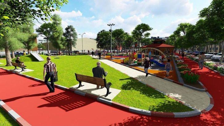 Gençlik Parkında Yenileme Çalışması Başladı G4