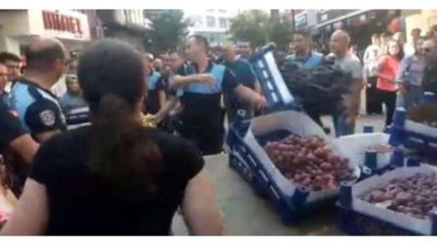 Ordu'da Zabıta Ile Seyyar Satıcı Gerginliği