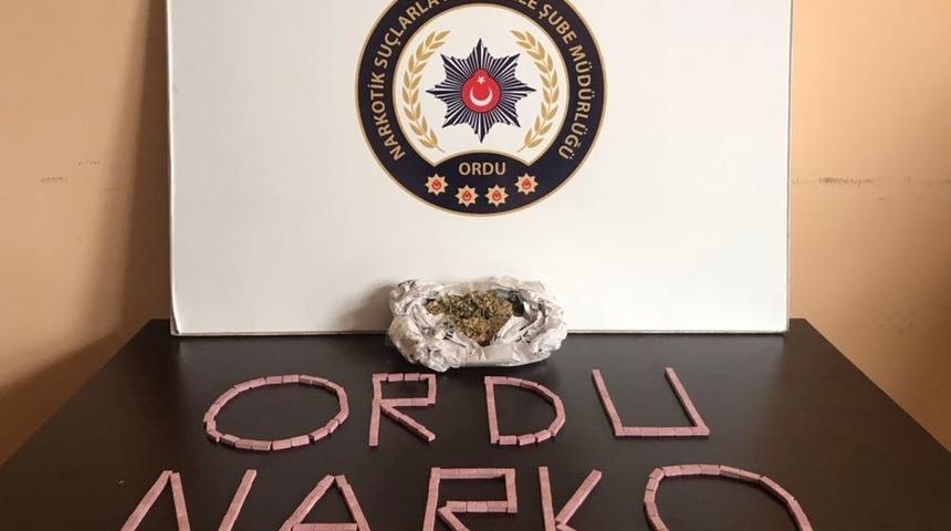 Ordu&rsquo;da Uyuşturucu Nakli Yapan 2 Kişi Tutuklandı