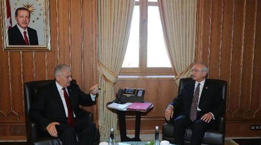 Yıldırım Ve Kılı&ccedil;daroğlu G&ouml;r&uuml;şmesi Başladı