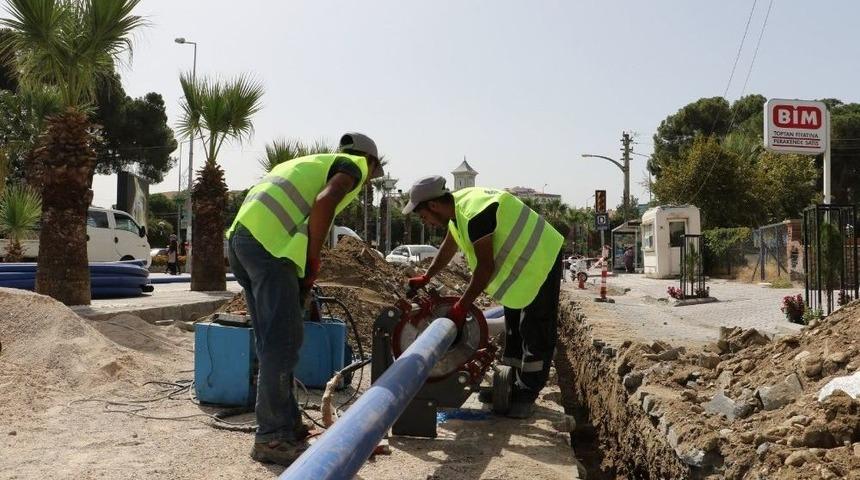 Turgutlu&rsquo;nun Prestij Caddelerinde Altyapı &Ccedil;alışması