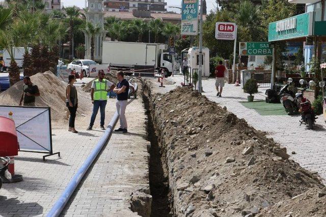 Turgutlu’nun Prestij Caddelerinde Altyapı Çalışması