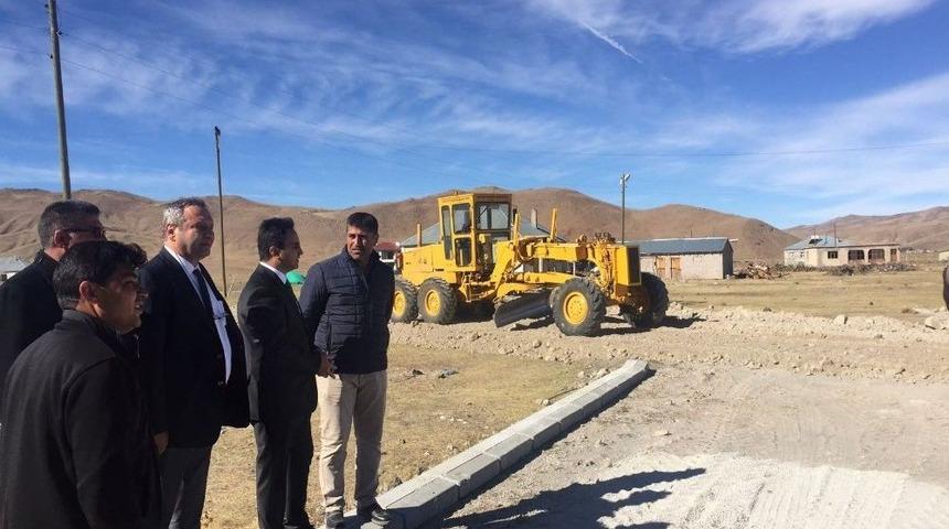 &Ccedil;aldıran&rsquo;da Yol Yapım &Ccedil;alışması