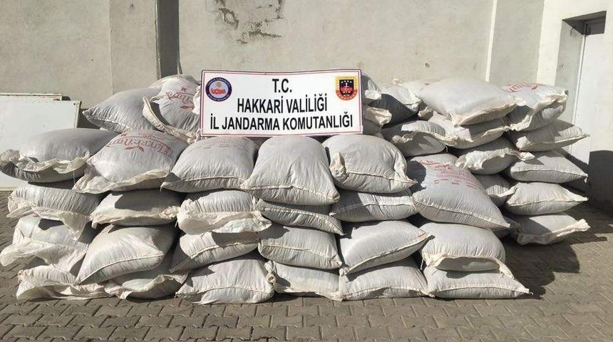 Y&uuml;ksekova&rsquo;da 2 Ton 972 Kilo Ka&ccedil;ak &Ccedil;ay Ele Ge&ccedil;irildi