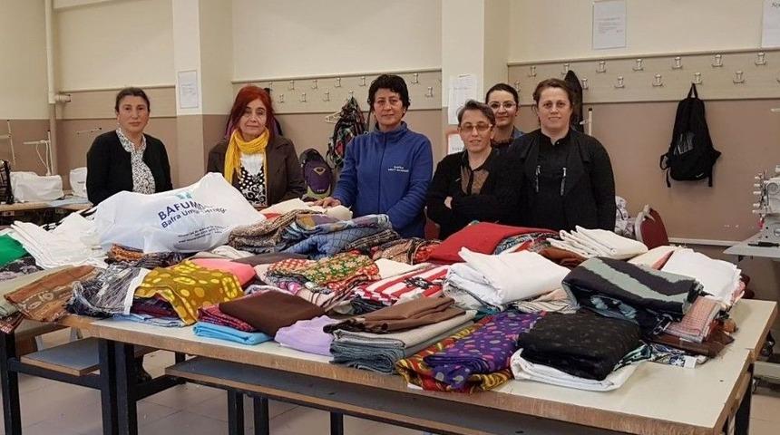 Dernekten Liseye Kumaş Desteği