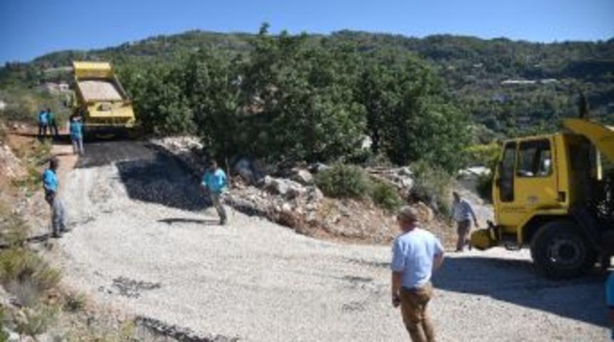 Alanya&rsquo;da Asfaltlama &Ccedil;alışmaları