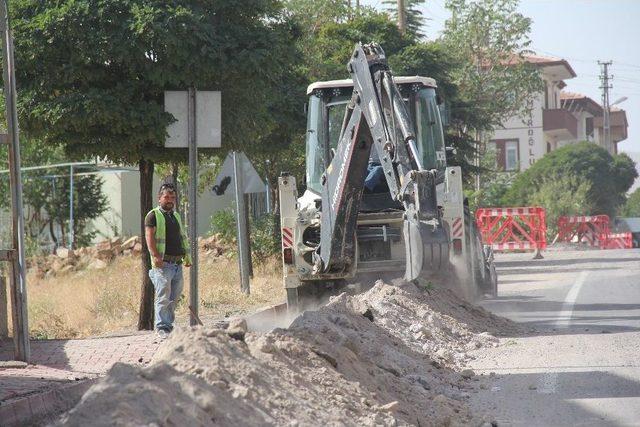 Başkan Karayol İlçede Alt Yapı Çalışmalarını İnceledi