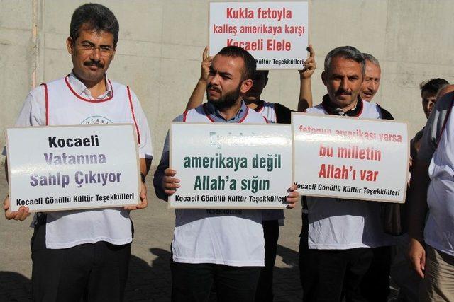 Stk&rsquo;lar Fet&ouml; Davasına Dikkat &Ccedil;ekmek İ&ccedil;in Eylem Yaptı 1