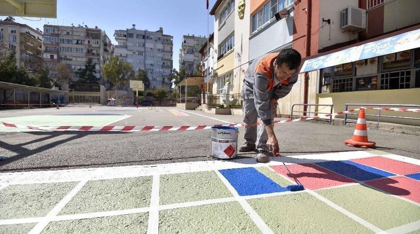 Muratpaşa Belediyesi&rsquo;nden Okullara Bakım Ve Onarım