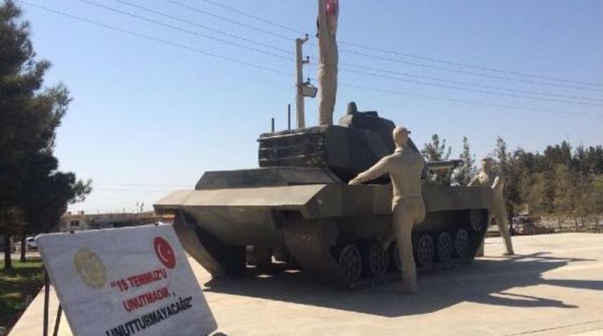 Harran'da 15 Temmuz Anıtı'ndaki Erdoğan Heykeli Kaldırıldı