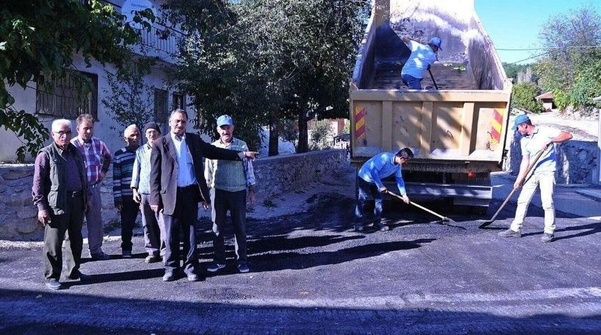 B&uuml;y&uuml;kşehir Kuyucak&rsquo;ta Yolları Asfaltlıyor