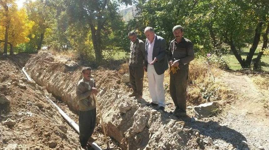 Durankaya Beldesinde İ&ccedil;me Suyu &Ccedil;alışması