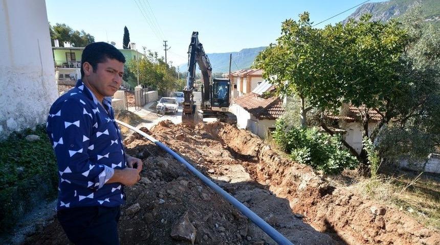 Yazılıtaş Mevkiine Yeni İ&ccedil;me Suyu Hattı