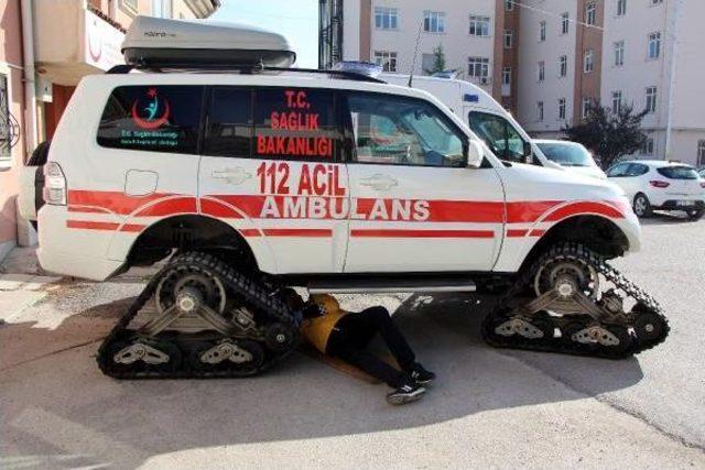 Bolu da Kar Ambulansları Kışa Hazır 1