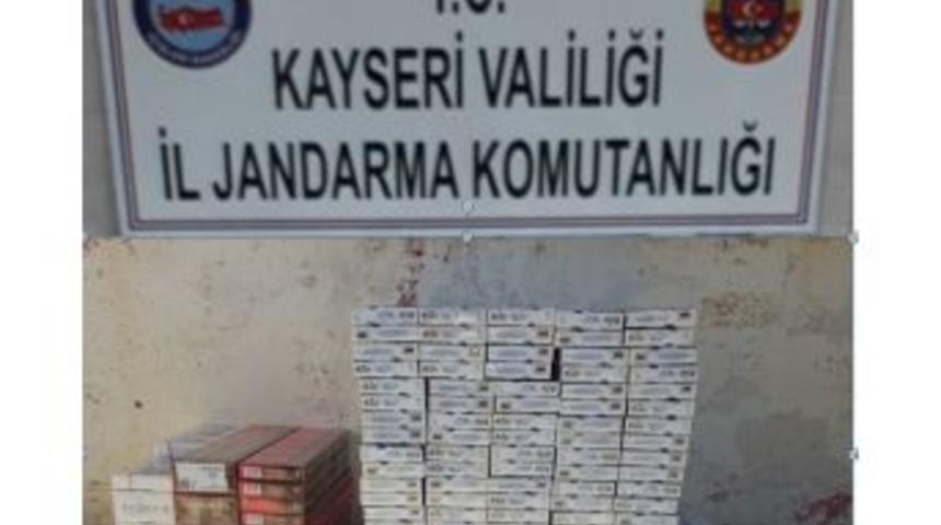 Jandarmadan Ka&ccedil;ak Sigara Operasyonu