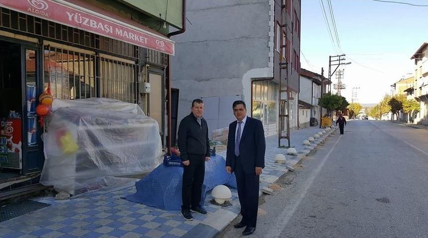 Pazaryeri&rsquo;nde Kaldırım &Ccedil;alışmaları