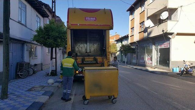 Pazaryeri&rsquo;nde Kaldırım &Ccedil;alışmaları 1