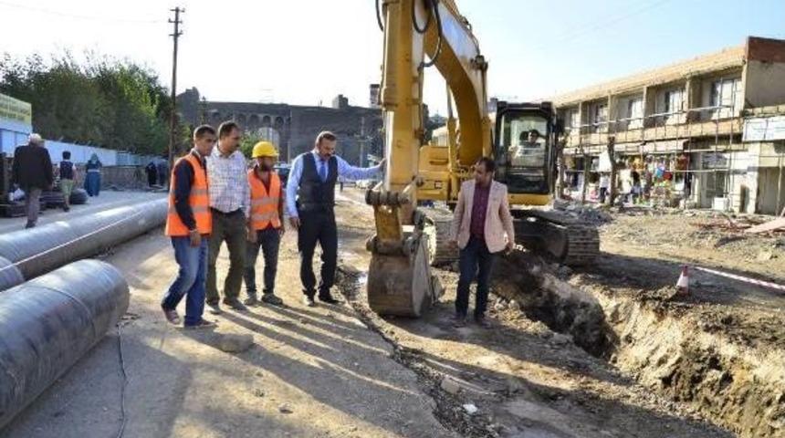 Tarihi Sur'un Altyapısı Yenileniyor