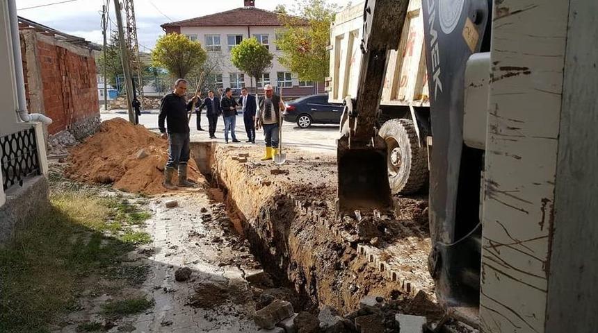 Pazaryeri&rsquo;nde Kanalizasyon &Ccedil;alışmaları