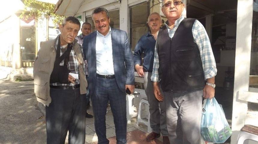 Başkan Tutal, Arasta &Ccedil;arşısı Esnafını Ziyaret Etti