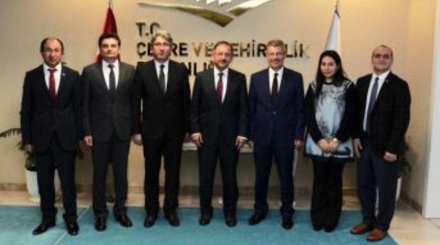 Kansere Karşı Derneği Bakan &Ouml;zhaseki&rsquo;yi Ziyaret Etti