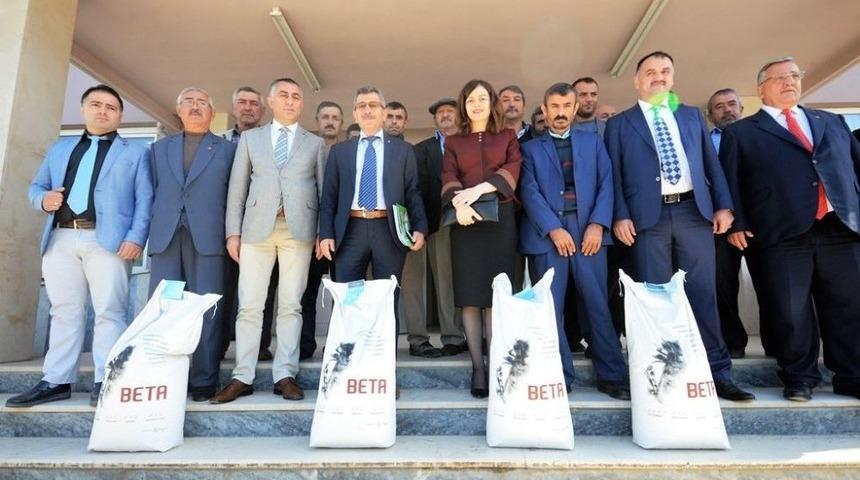 Büyükşehirden Çiftçiye Yem Tohumu Desteği