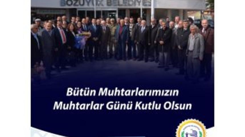 Boz&uuml;y&uuml;k Belediye Başkanı Fatih Bakıcı Muhtarlar G&uuml;n&uuml;&rsquo;n&uuml; Kutladı