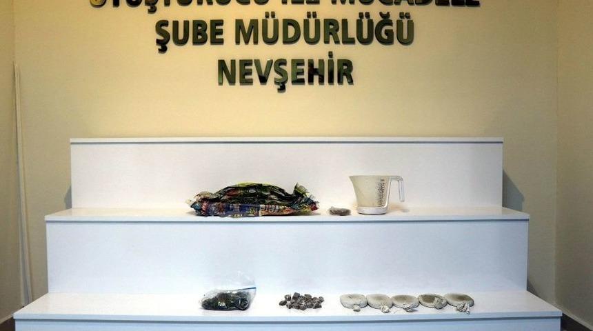 Nevşehir&rsquo;de 1 Kilogram Esrar Ele Ge&ccedil;irildi