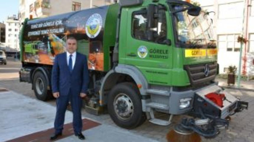 G&ouml;rele Belediyesi &Ccedil;evre Temizliği İ&ccedil;in Yeni Ara&ccedil; Aldı