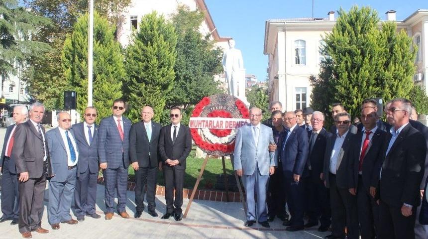 Muhtarlar G&uuml;n&uuml; T&ouml;renle Kutlandı