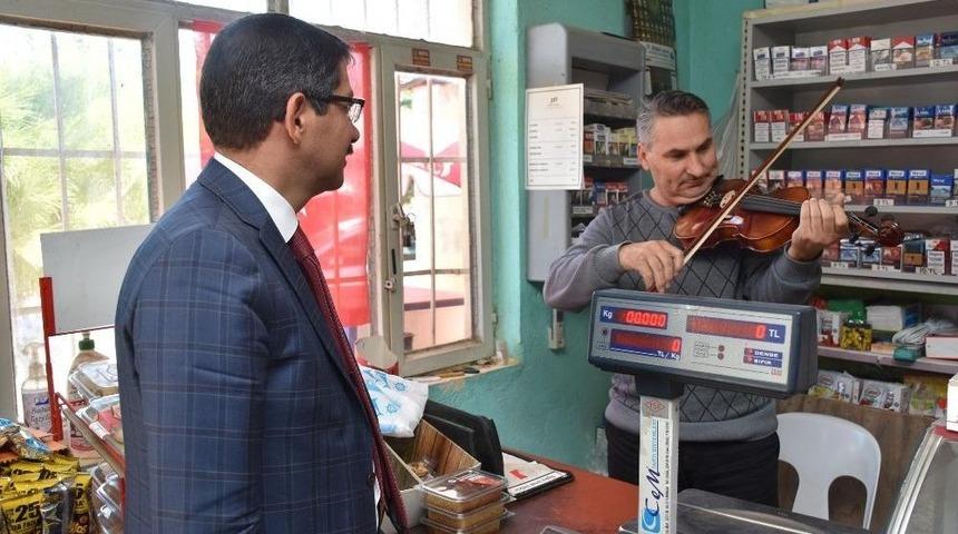 Başkan &Ccedil;elik&rsquo;e Kemanlı Karşılama