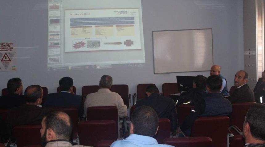 Hastane Personeline &lsquo;temel Afet Bilinci&rsquo; Eğitimi