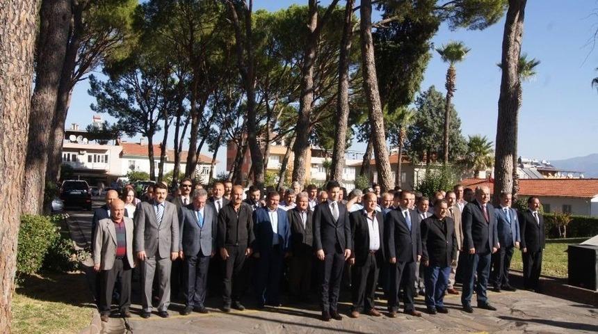Bozdoğan&rsquo;da Muhtarlar, G&uuml;nlerini Protokol İle Kutladı
