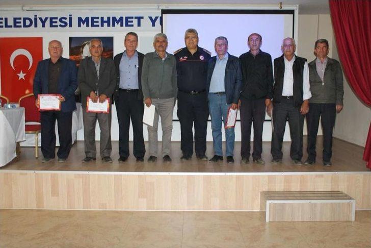 Muhtarlara Verilen Yangın Eğitim Sürüyor G5