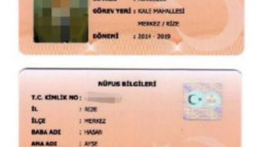 Muhtarlara ’tek Tip Muhtar Kimlik Kartı’