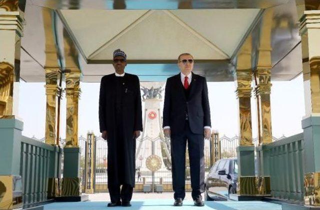 Nijerya Cumhurbaşkanı Muhammed Buhari Beştepe'de 