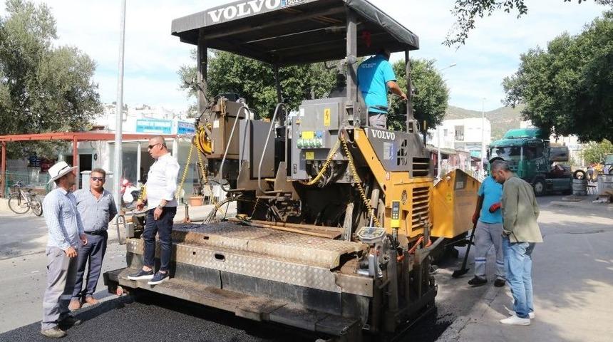 G&uuml;mbet Mahallesi&rsquo;nde Asfalt &Ccedil;alışmaları