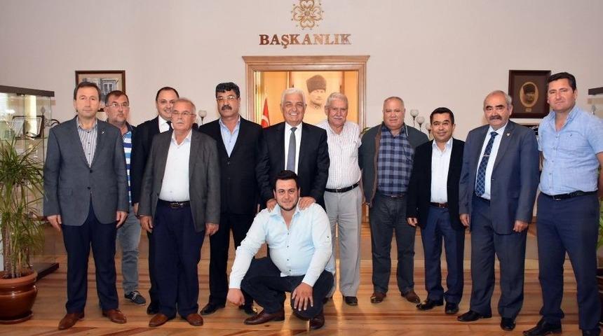 Şof&ouml;rler Odası Başkanlarından G&uuml;r&uuml;n&rsquo;e Ziyaret