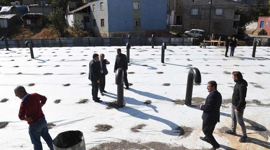 Başkan Asya, Yeni İ&ccedil;me Suyu Deposunda İncelemelerde Bulundu