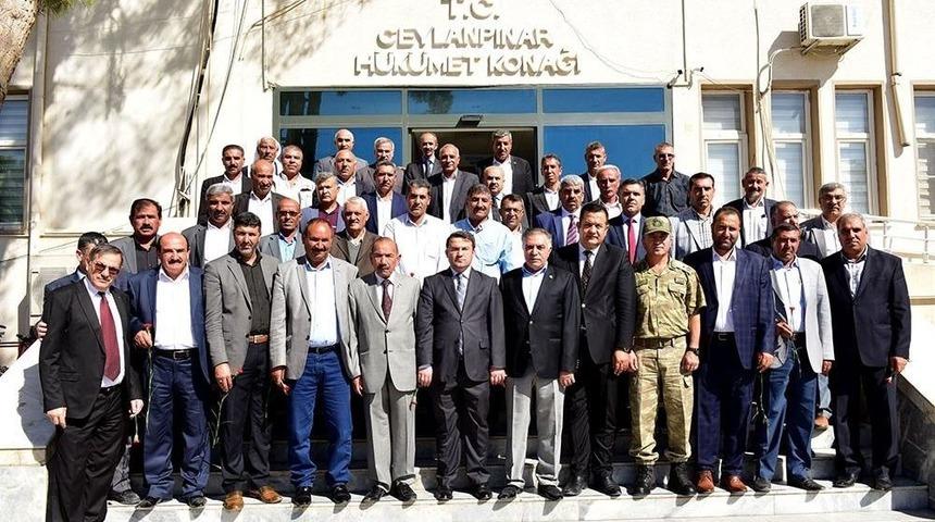 Ceylanpınar&rsquo;da Muhtarlar G&uuml;n&uuml; T&ouml;renle Kutlandı