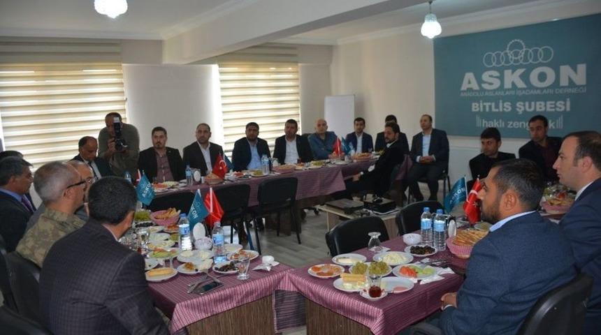 Vali Ustaoğlu Askon Ziyareti