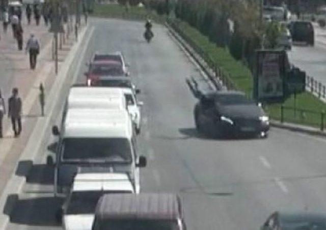 Eskişehir'de Kazalar Mobese Kameralarında