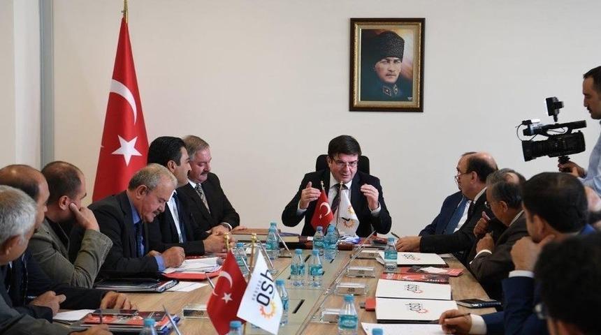 Kayseri Osb&rsquo;de İl K&uuml;si Planlama Ve Geliştirme Kurulu Toplantısı Ger&ccedil;ekleştirildi