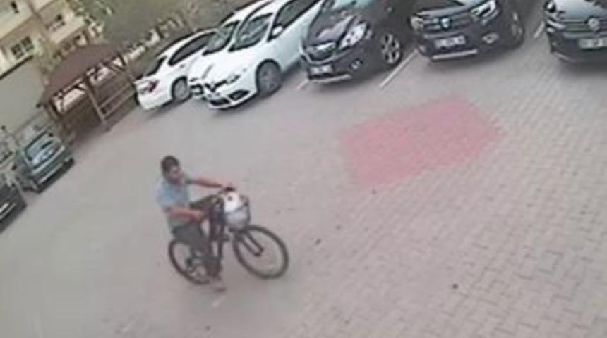 Bisiklet Hırsızı Polisten Ka&ccedil;amadı