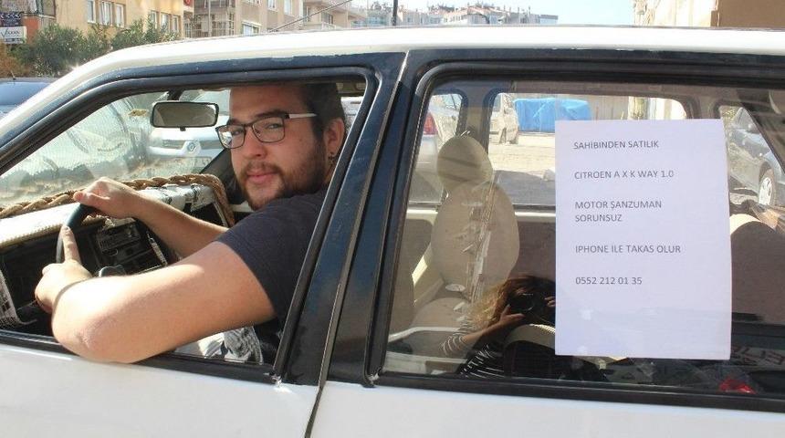 (&ouml;zel Haber) Arabasını Iphone İle Takas Etmek İ&ccedil;in İlan Verdi