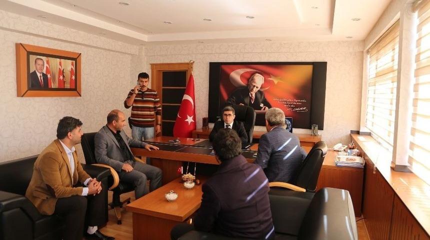 Spor Camiasından Kaymakam &Ccedil;etin&rsquo;e Ziyaret